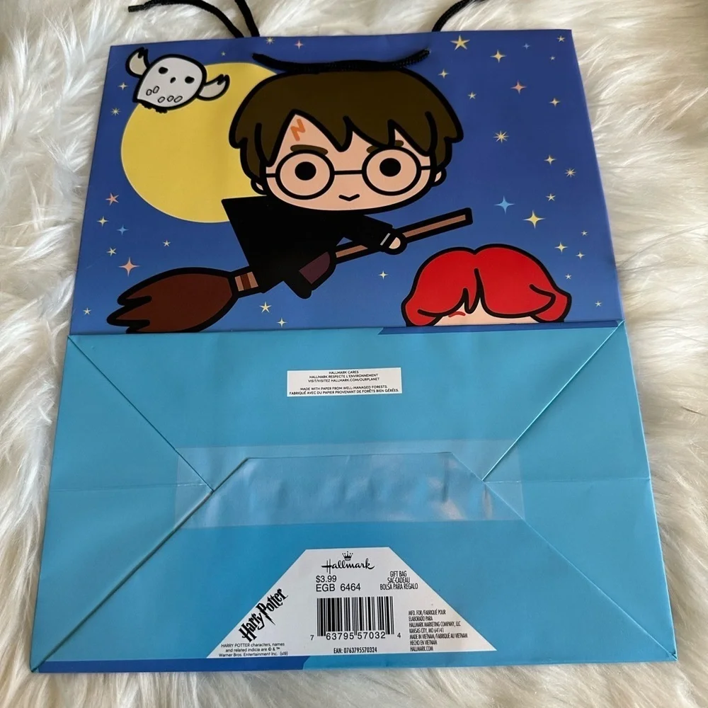 🩵5/$8 Blue Wizard-Themed Gift Bag